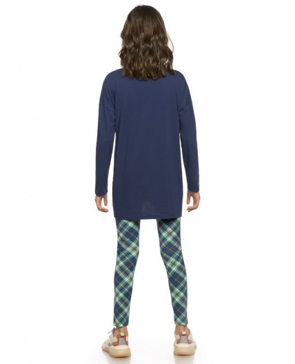 Комплект для девочек Темно-синий(54)