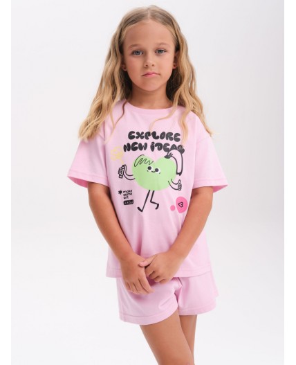 Пижама для девочек Розовый(37)