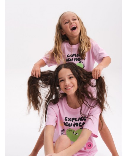 Пижама для девочек Розовый(37)