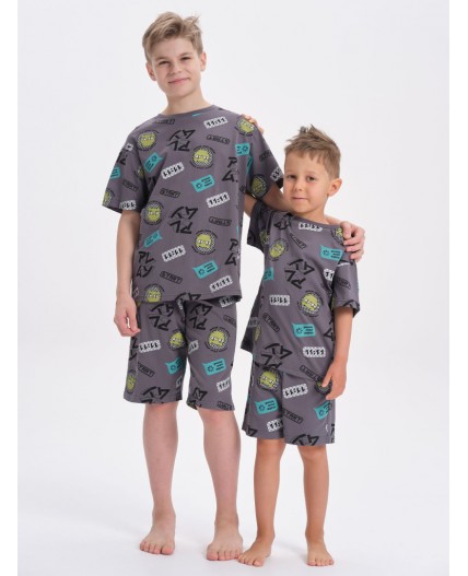 Пижама для мальчиков Серый(40)