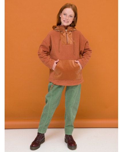 Брюки для девочек Зеленый(12)