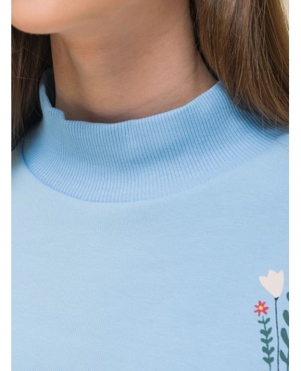 Толстовка для девочек Голубой(9)