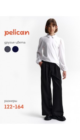 Брюки для девочек Черный(49)