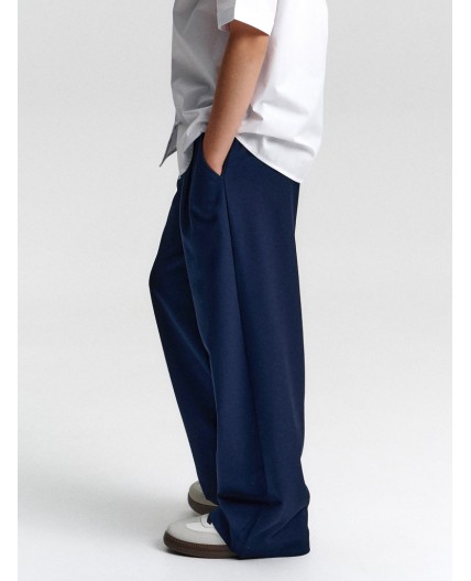 Брюки для девочек Темно-синий(54)