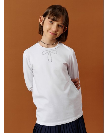 Джемпер для девочек Белый(2)