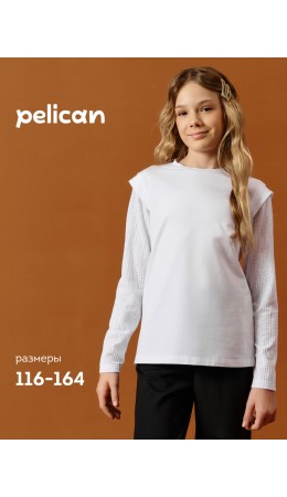 Джемпер для девочек Белый(2)