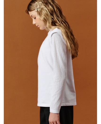 Джемпер для девочек Белый(2)