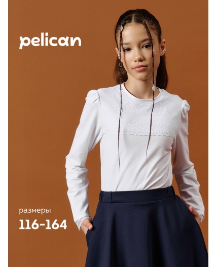 Джемпер для девочек Белый(2)