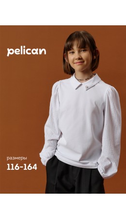 Джемпер для девочек Белый(2)