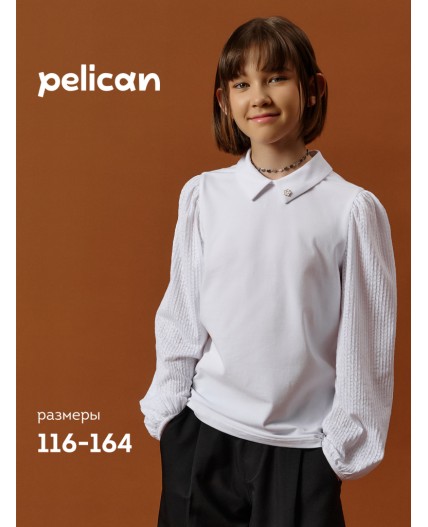 Джемпер для девочек Белый(2)