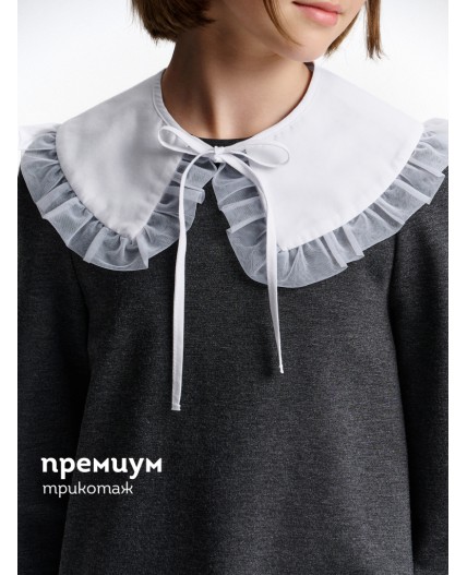 Платье для девочек Серый(40)