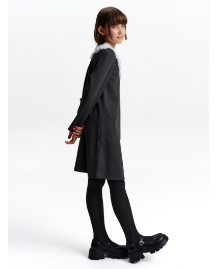 Платье для девочек Серый(40)