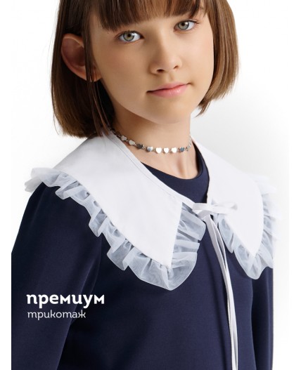 Платье для девочек Темно-синий(54)