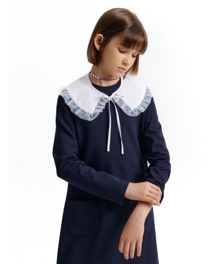 Платье для девочек Темно-синий(54)