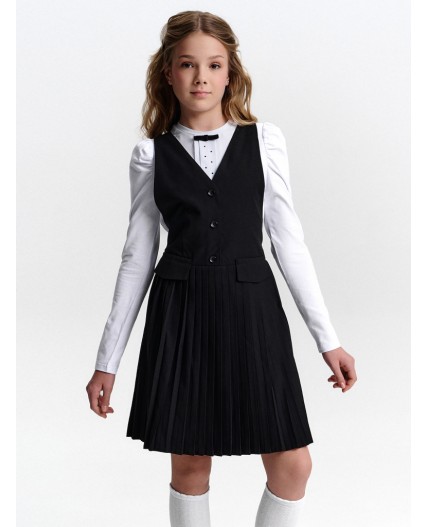 Платье для девочек Черный(49)