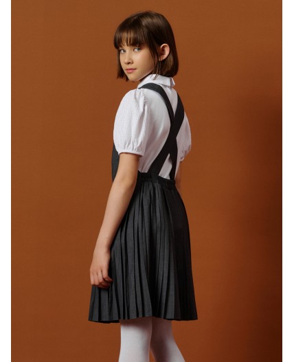 Платье для девочек Серый(40)