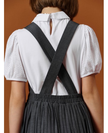 Платье для девочек Серый(40)