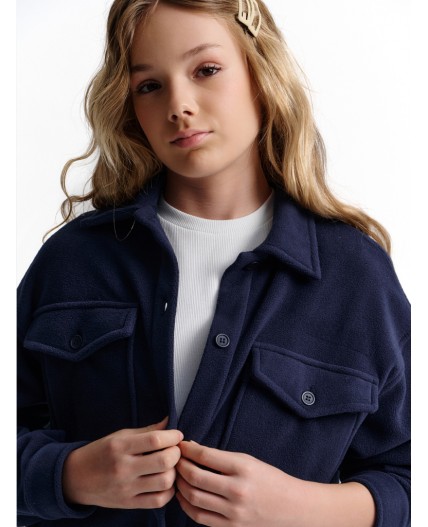 Куртка для девочек Темно-синий(54)