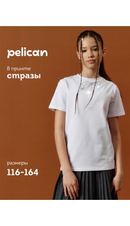 Футболка для девочек Белый(2)