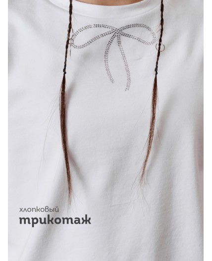 Футболка для девочек Белый(2)