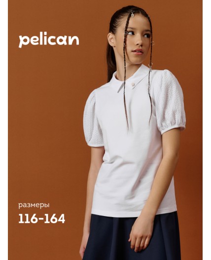 Джемпер для девочек Белый(2)