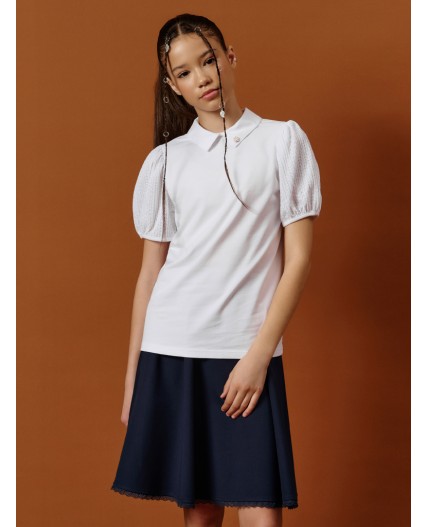 Джемпер для девочек Белый(2)