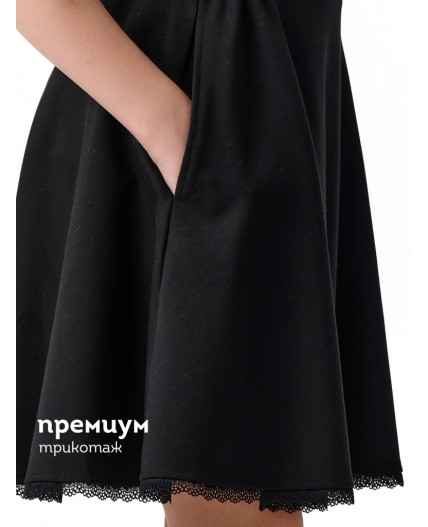 Юбка для девочек Черный(49)