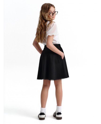 Юбка для девочек Черный(49)