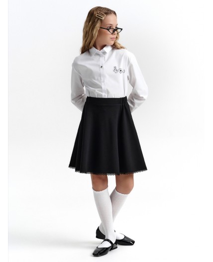 Юбка для девочек Черный(49)