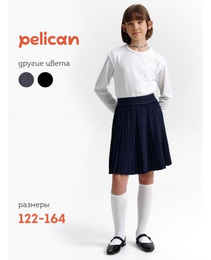 Юбка для девочек Темно-синий(54)