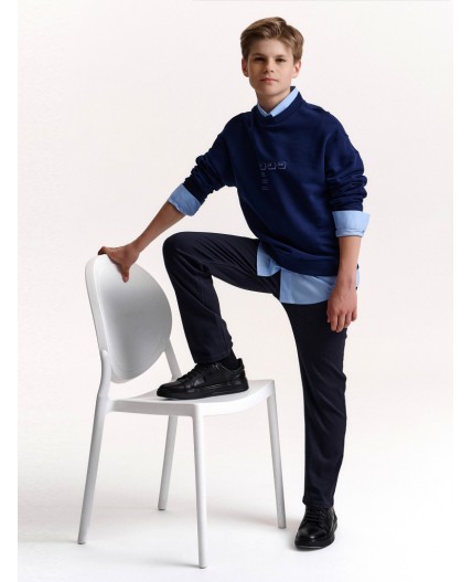 Брюки для мальчиков Темно-синий(54)