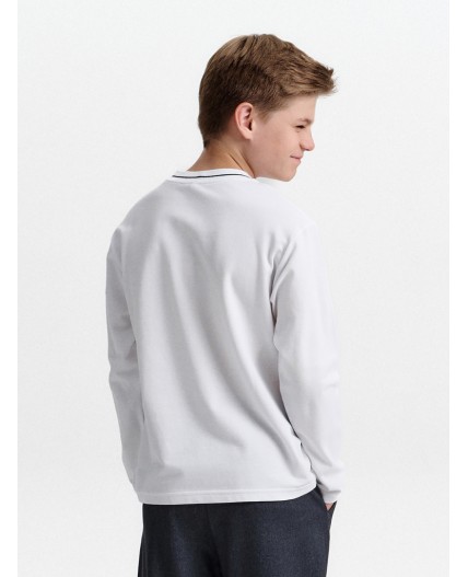 Джемпер для мальчиков Белый(2)