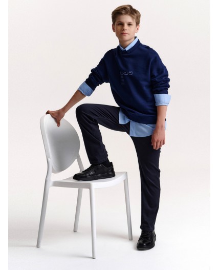 Толстовка для мальчиков Синий(41)