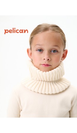 Шарф (модель 'снуд') для детей Молочный(28)