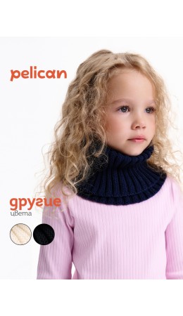 Шарф (модель 'снуд') для детей Джинс(10)