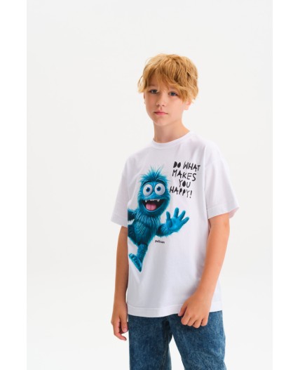 Футболка для мальчиков Белый(2)