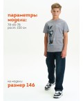 Футболка для мальчиков Серый(40)