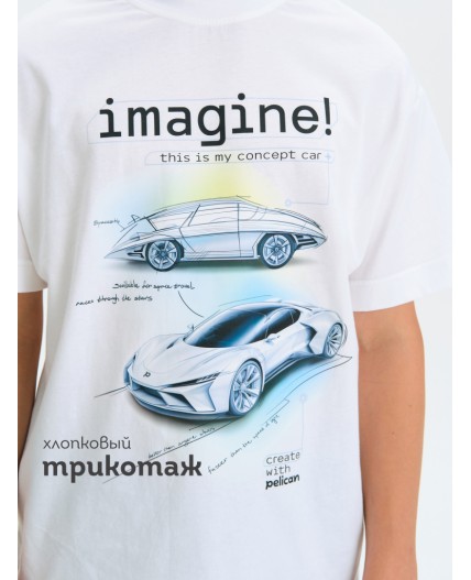 Футболка для мальчиков Белый(2)