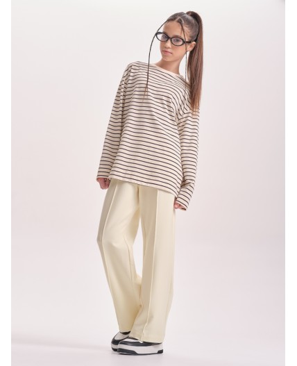 Брюки для девочек Молочный(28)