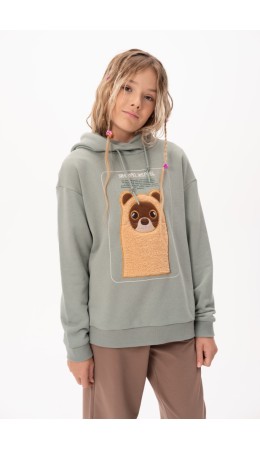 Толстовка для девочек Светло-зеленый(60)