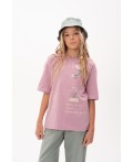 Футболка для девочек Пыльно-розовый(64)