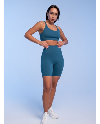 Шорты спортивные женские Морская волна(29)