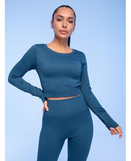 Джемпер спортивный женский Морская волна(29)