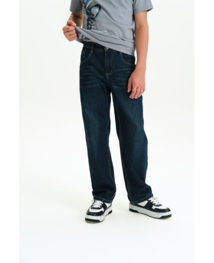 Брюки для мальчиков Темно-синий(54)