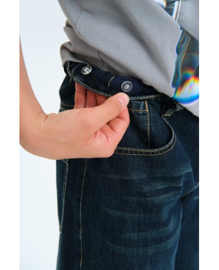 Брюки для мальчиков Темно-синий(54)