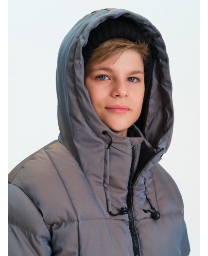 Куртка для мальчиков Серый(40)