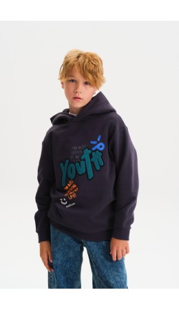 Толстовка для мальчиков Темно-серый(43)