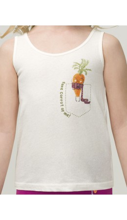 Майка для девочек Белый(2)