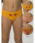 Трусы для девочек Оранжевый/терракотовый/персиковый(31/44/33)