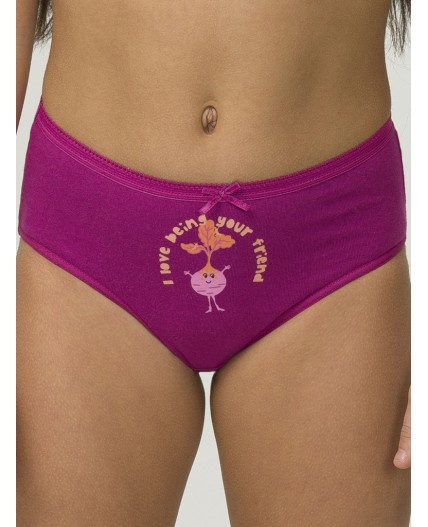 Трусы для девочек Персиковый/пурпурный/пурпурный(33/36/36)